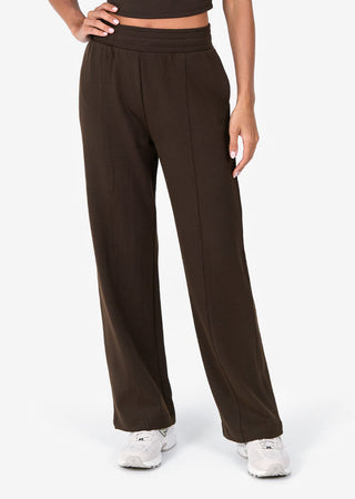 Women's Wide Leg Trouser Coffee FINAL SALE