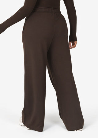 Women's Wide Leg Trouser Coffee FINAL SALE
