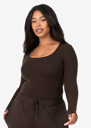 Women's Wide Leg Trouser Coffee FINAL SALE