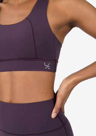 Women's Crossback Bra Mulberry FINAL SALE