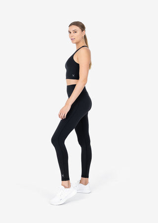 Women's High Low Bra Black FINAL SALE