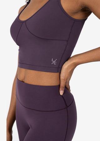 Women's Longline Bra Mulberry FINAL SALE