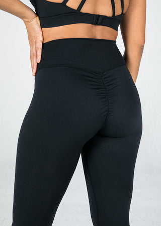 Women's Scrunch Bum Legging Black FINAL SALE