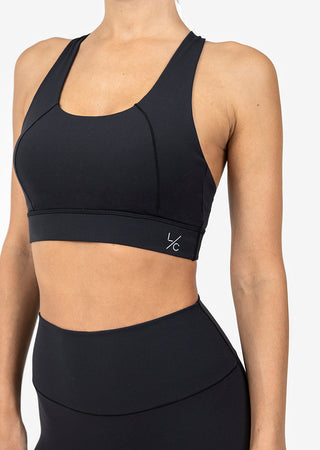Women's Crossback Bra Black FINAL SALE