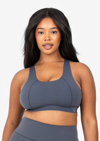 Women's Crossback Bra Graphite FINAL SALE