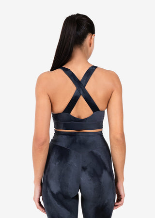 Women's Marble Bra Graphite Black FINAL SALE