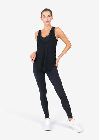 Women's Reversible Long Tank Black FINAL SALE
