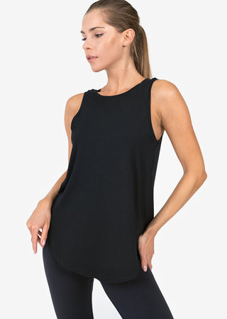 Women's Reversible Long Tank Black FINAL SALE
