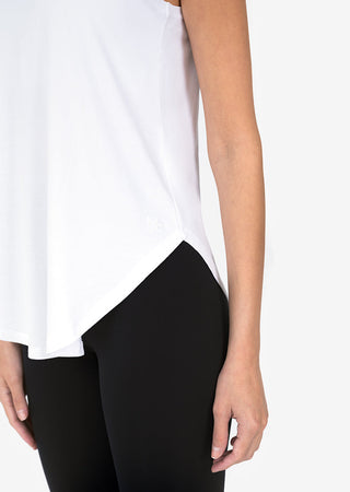 Women's Reversible Long Tank White FINAL SALE