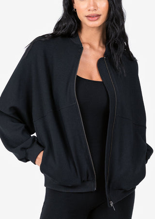 Women's Bomber Jacket Black
