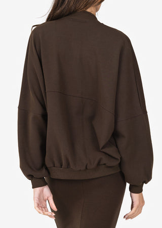 Women's Bomber Jacket Coffee