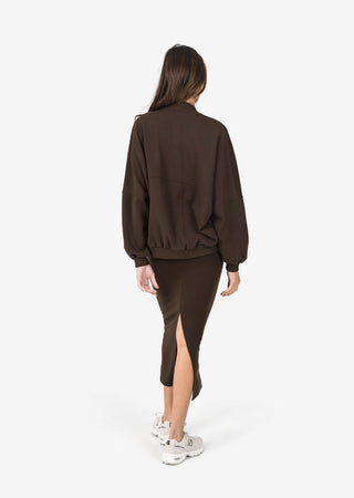 Women's Bomber Jacket Coffee