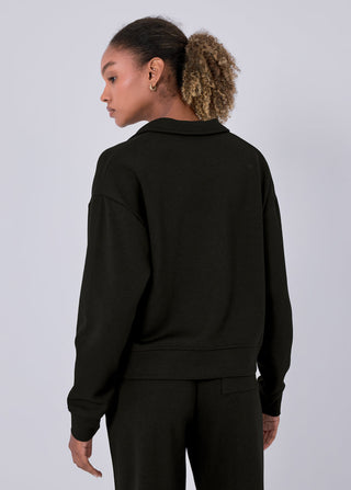 Women's Collar Sweater Black
