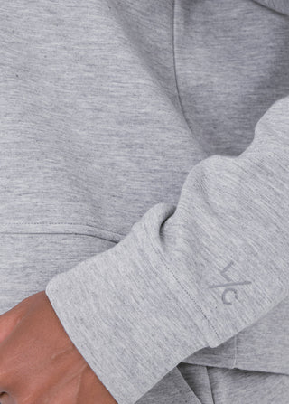 Women's Collar Sweater Grey Marl