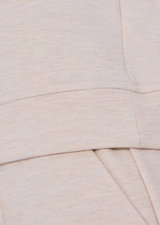 Women's Half-Zip Sweatshirt Oatmeal Heather