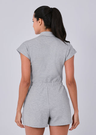 Women's Romper Grey Marl