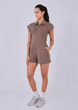 Women's Romper Walnut