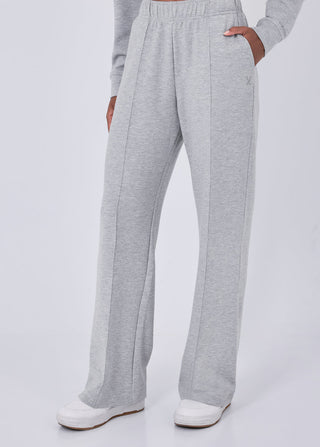 Women's Straight Leg Pants Grey Marl