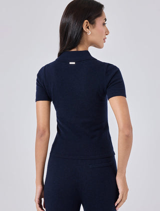 Women's Polo Top Navy