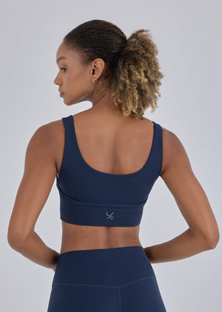 Women's Scoop Neck Bra Dark Navy