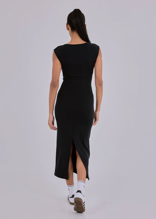 Women's Cap Sleeve Dress Black