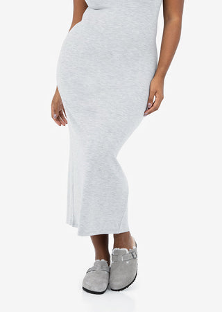 Women's Short Sleeve Dress Grey Marl  FINAL SALE