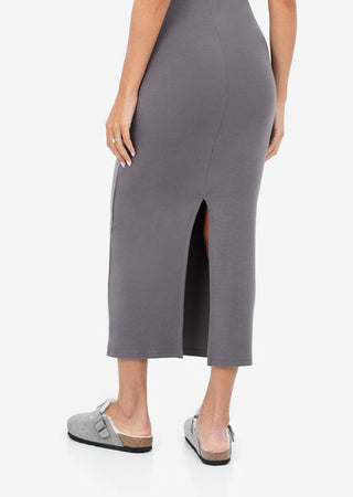 Women's Short Sleeve Dress Silver Mink FINAL SALE