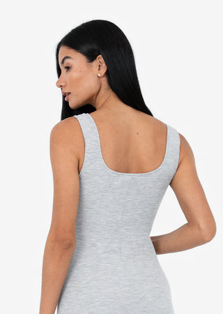 Women's Shortie Onesie Grey Marl FINAL SALE