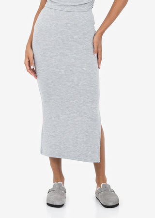 Women's Tube Skirt Grey Marl