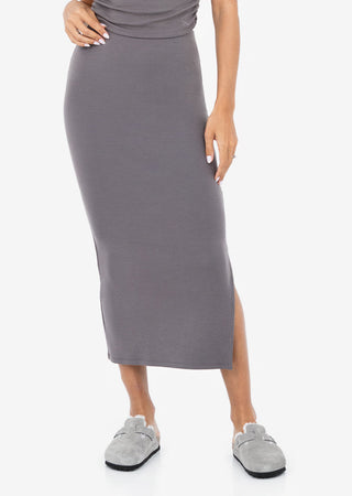 Women's Tube Skirt Silver Mink FINAL SALE