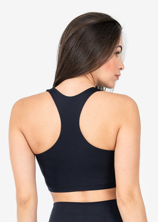 Women's Ruched Bra Black FINAL SALE