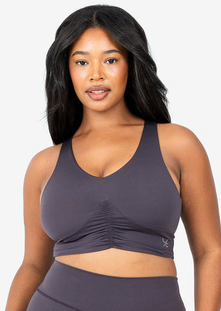 Women's Ruched Bra Espresso FINAL SALE