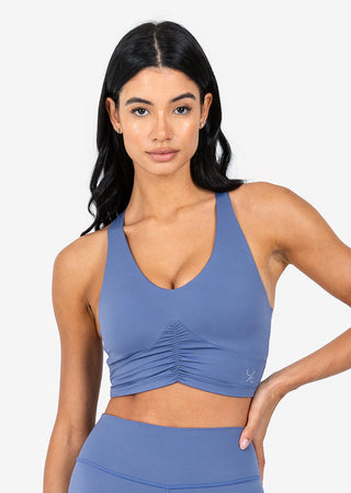Women's Ruched Bra Indigo FINAL SALE