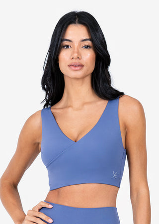 Women's Wrap Bra Indigo FINAL SALE