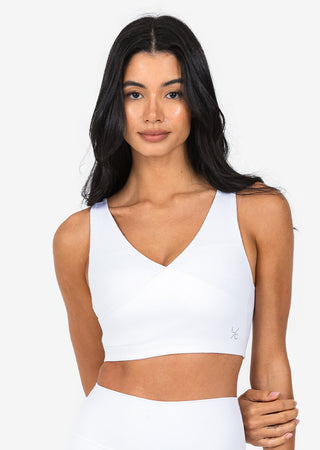 Women's Wrap Bra White FINAL SALE