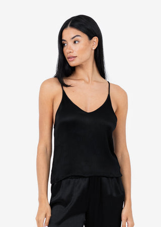 Women's Cami Shiny Black FINAL SALE
