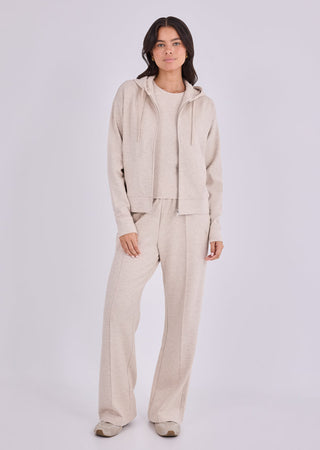 Women's Zip Up Hoodie Oatmeal Heather