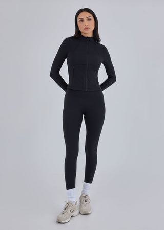 Women's Active Zip Jacket Black