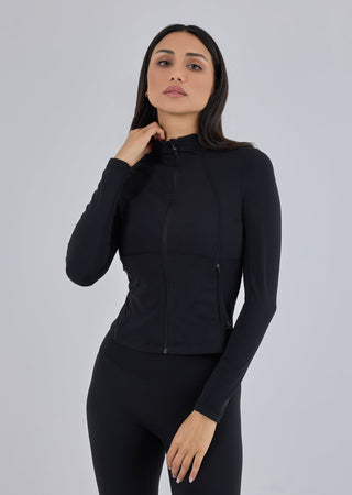 Women's Active Zip Jacket Black