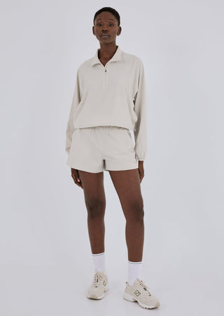 Women's Half Zip Jacket Stone