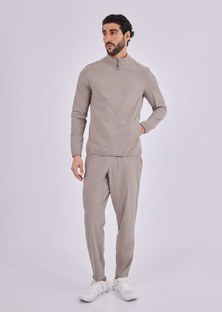 Men's Zip Through Jacket Vintage Khaki