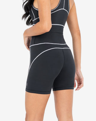 Women's Contrast Shorts Black FINAL SALE