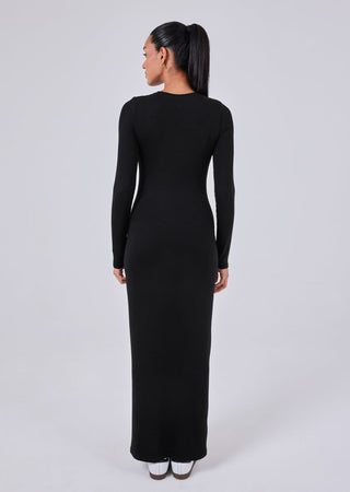 Women's Long Sleeve Dress Black