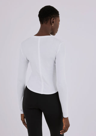 Women’s Long-Sleeve Top White
