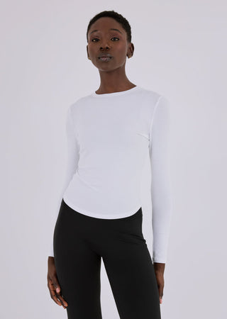 Women’s Long-Sleeve Top White