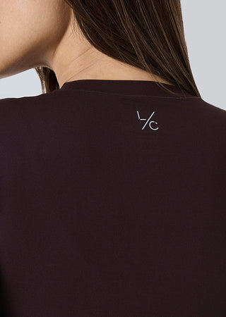 Women Skin Touch Long Sleeve Top Dark Cocoa