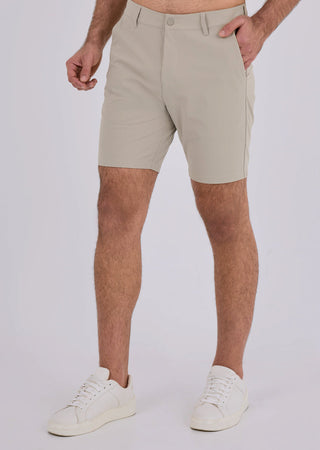 Men's Shorts Classic Fit -8"R Beige