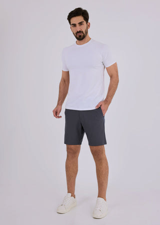 Men's Shorts Classic Fit -8"R Charcoal