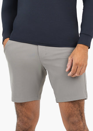 Men's Shorts Classic Fit -8"R Pebble Grey