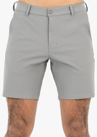 Men's Shorts Classic Fit -8"R Pebble Grey